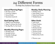 Load image into Gallery viewer, Goal Planner Printable Planner