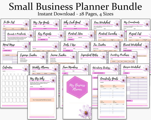 Small Business Planner Bundle Printable