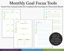 Load image into Gallery viewer, Goal Planner Printable Planner