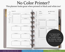 Load image into Gallery viewer, Goal Planner Printable Planner