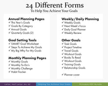 Load image into Gallery viewer, Goal Planner Printable Planner
