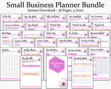 Load image into Gallery viewer, Small Business Planner Bundle Printable
