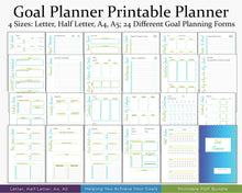 Load image into Gallery viewer, Goal Planner Printable Planner
