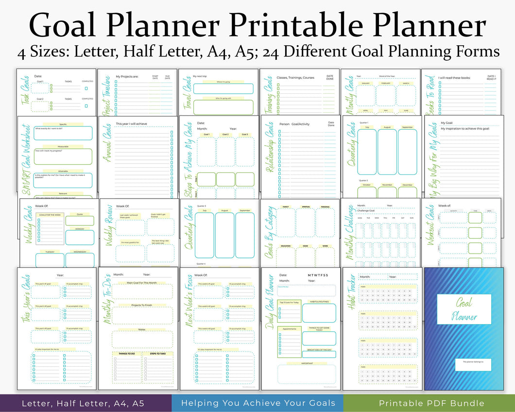 Goal Planner Printable Planner