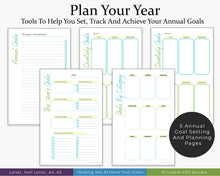 Load image into Gallery viewer, Goal Planner Printable Planner
