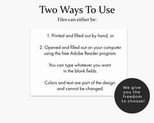 Load image into Gallery viewer, Two ways to use the project planner to do list printable planner
